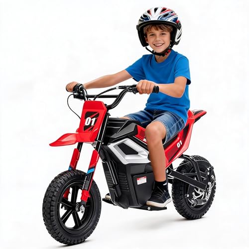 Fectiontool 24V 7AH Electric Kids Ride-on Motorcycle - 350W High