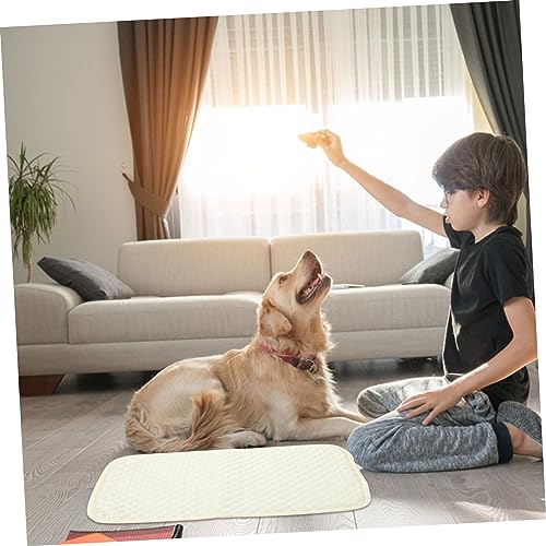 COLLBATH Sommer Kühlmatte Für Haustiere Aus Atmungsaktivem Eisfaserstoff Kleine Kühlunterlage Für Hunde Kaninchen Und Hamster Vielseitig Für Zuhause Und Reisen
