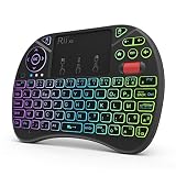 Rii Mini (Nouveaut&eacute;) Clavier X8 Wireless Fran&ccedil;ais Ergonomique sans...