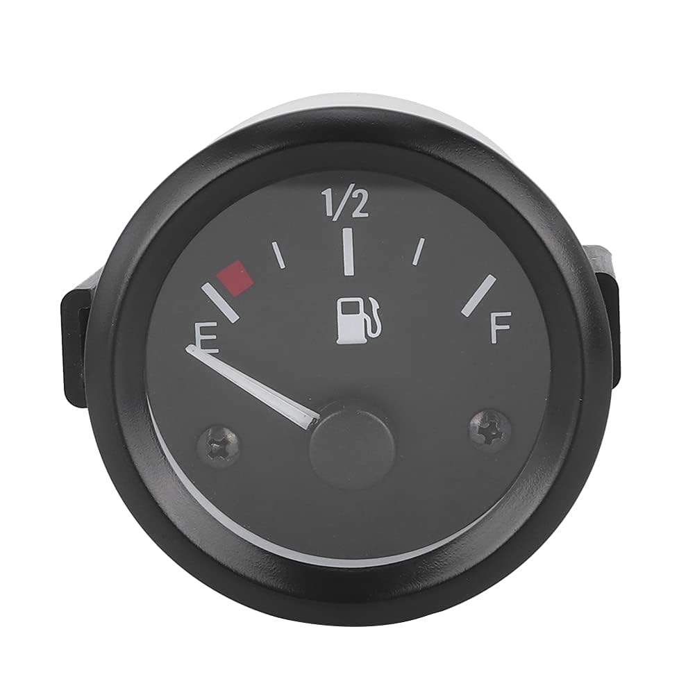 Misuratore Carburante Aramox, Misuratore Carburante 2 Pollici con Indicatore Puntatore Sensore Livello Carburante Parti Universali 12V