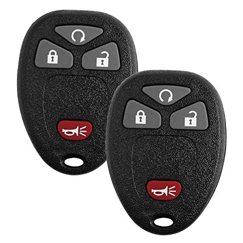 YITAMOTOR Key Fob Compatible for 2007 2008 2009 2010 2011 2012 2013 Chevy Silverado 1500 2500 3500 Keyless Remote Replacement for OUC60270 OUC60221