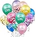 Produktbild Uddiee Konfetti Luftballon Set für Schuleinführung Schulanfang Einschulung Deko Ballons im Farbmix Back to School