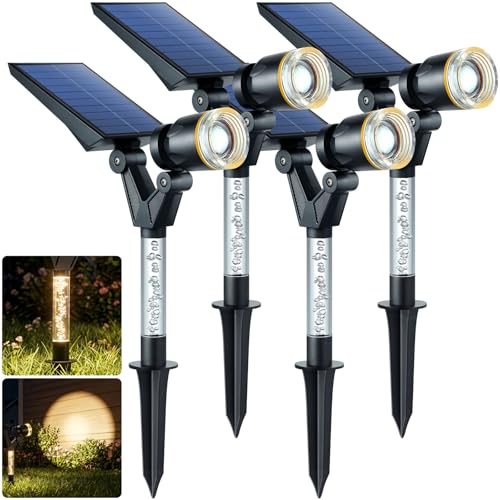 DenicMic Solar Spot Lights 4 Pack