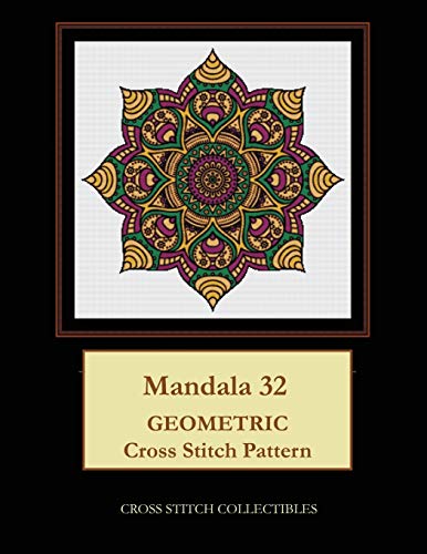 Mandala 32: Geometric Cross Stitch Pattern