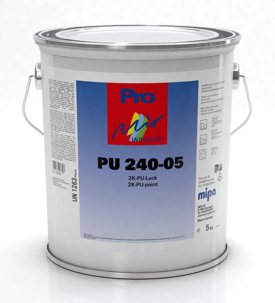 MIPA 2K Acryllack PU 240-05 RAL Decklack Stumpfmatt 5 kg nach RAL