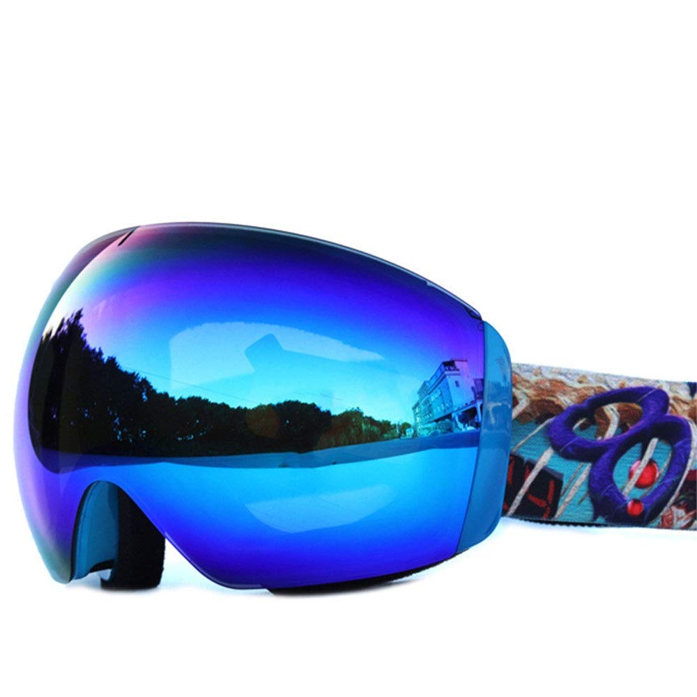 Occhiali da Sci con Protezione UV antiappannamento per Uomo Donna Giovane Sport Invernali sulla Neve Occhiali da Snowboard Occhiali da Sci Snowboard Jet Snow