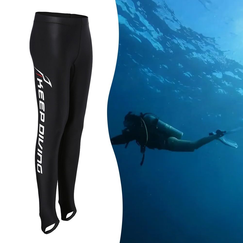 Pantalones de buceo, pantalones de neopreno de 2 mm, pantalones de neopreno para hombres y mujeres, surf, esnórquel, natación, kayak