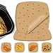 Besego Air Fryer Liners - 8.5 Inches, 100 pcs Perforated Unbleached Parchment Paper Compatible with Philips, Cozyna, Secura, NuWave Brio, Chefman, GoWISE USA, BLACK+DECKER, COSORI and More Air fryers