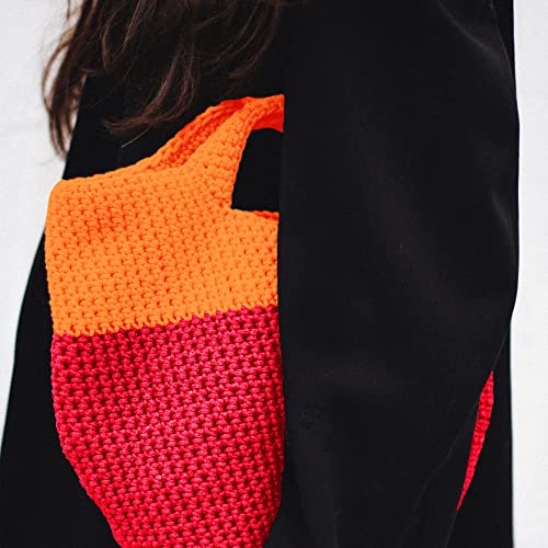 Magenta Textiles - 6X100G Xl Acrylic Yarn Skeins | 1,312 Yards Of Extra-Soft #4 Worsted Weight Yarn For Knitting & Crocheting | Assorted Colors #TOP5