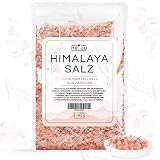 Himalaya Salz grob 1kg, Rosa Kristallsalz aus Punjab Pakistan, Grobes Salz für die Mühle mit 2-4mm Körnung, Badesalz, Ursalz, Steinsalz von He-Ju