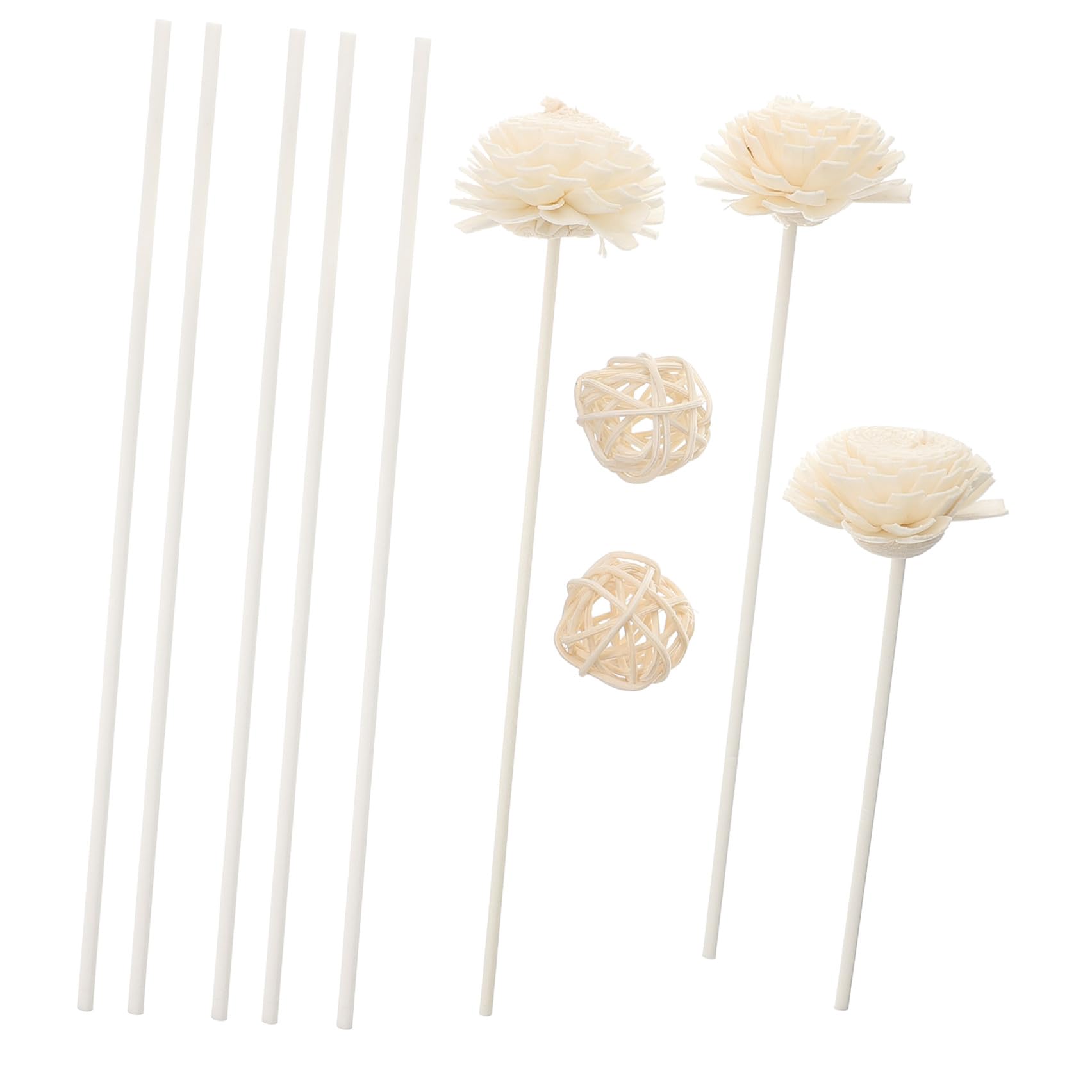 Mobestech 5 Scatole Bastoni per Diffusore Fragranza Ricambio per Oli Essenziali Accessori Eleganti e Pratici per Decorare come Stanze e Bagni Design Semplice e Raffinato