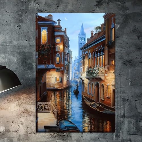 Tableau Venise sur toile décorez votre chambre avec ce cadre 30x40