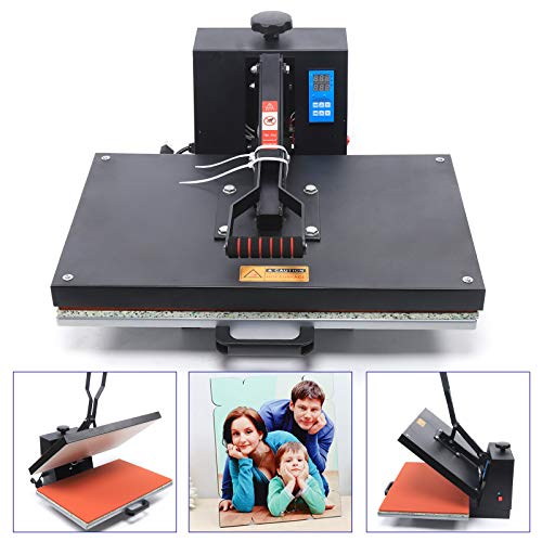 Heat Press Machine 1400W 110V para estampar textiles miniatura 3