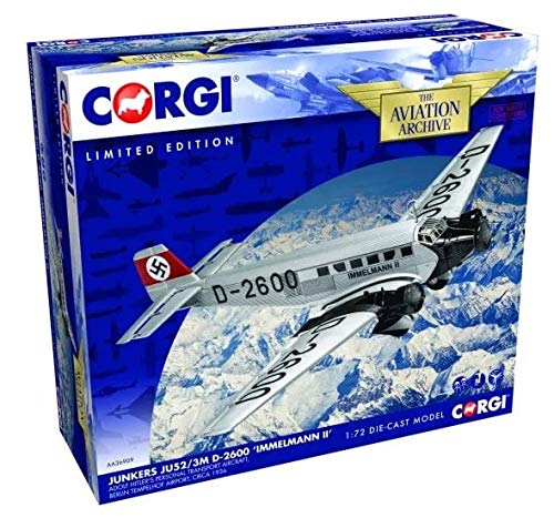 航空機・ヘリコプター Corgi Junkers Ju-52/3m D-AQUI 1/72 Corgi Junkers Ju-52/3m D-AQUI 1/72 航空機・ヘリコプター