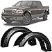 Fender Flares Kit for 2004-2008 Ford F150 Styleside, 2006-2008 Lincoln Mark LT, Dura-Flex Material Textured Matte Black Finish Front Rear Tire Fenders Pocket Rivet Style 4Pcs(UPDATED)