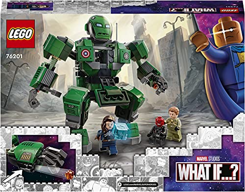 LEGO 76201 Marvel LAgent Carter et Le Marcheur dHydra avec Figurines Marvel LAgent Carter et Crane Rouge