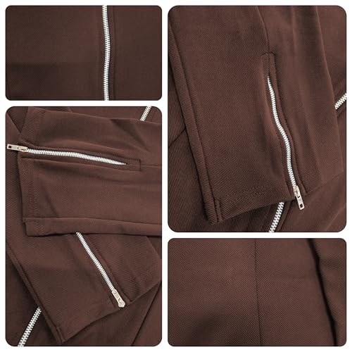 Image of GRECIILOOKS Women Poly Lycra Standard Length Oversized Jacket Korean Style Casual Outerwear | Streetwear Party Jacket with Trendy Loose Fit (Available in Plus Size)