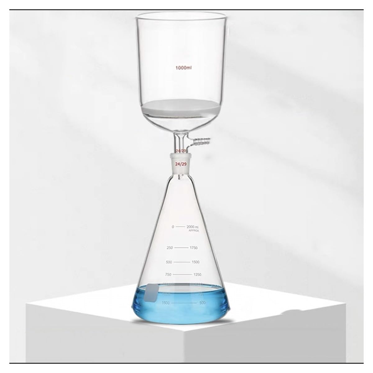 G3 laboratoryjne urządzenie do filtracji próżniowej, sprzęt z rdzeniem piaskowym, urządzenie do ssania lejka 50/100/250/500 ml Sprzęt laboratoryjny