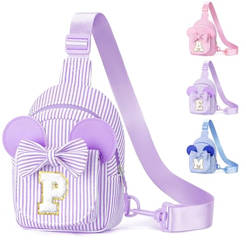 Image of YOOLIFE Birthday Gifts for Kids Girls, Initial Sling Bag Purse for Girl Kid