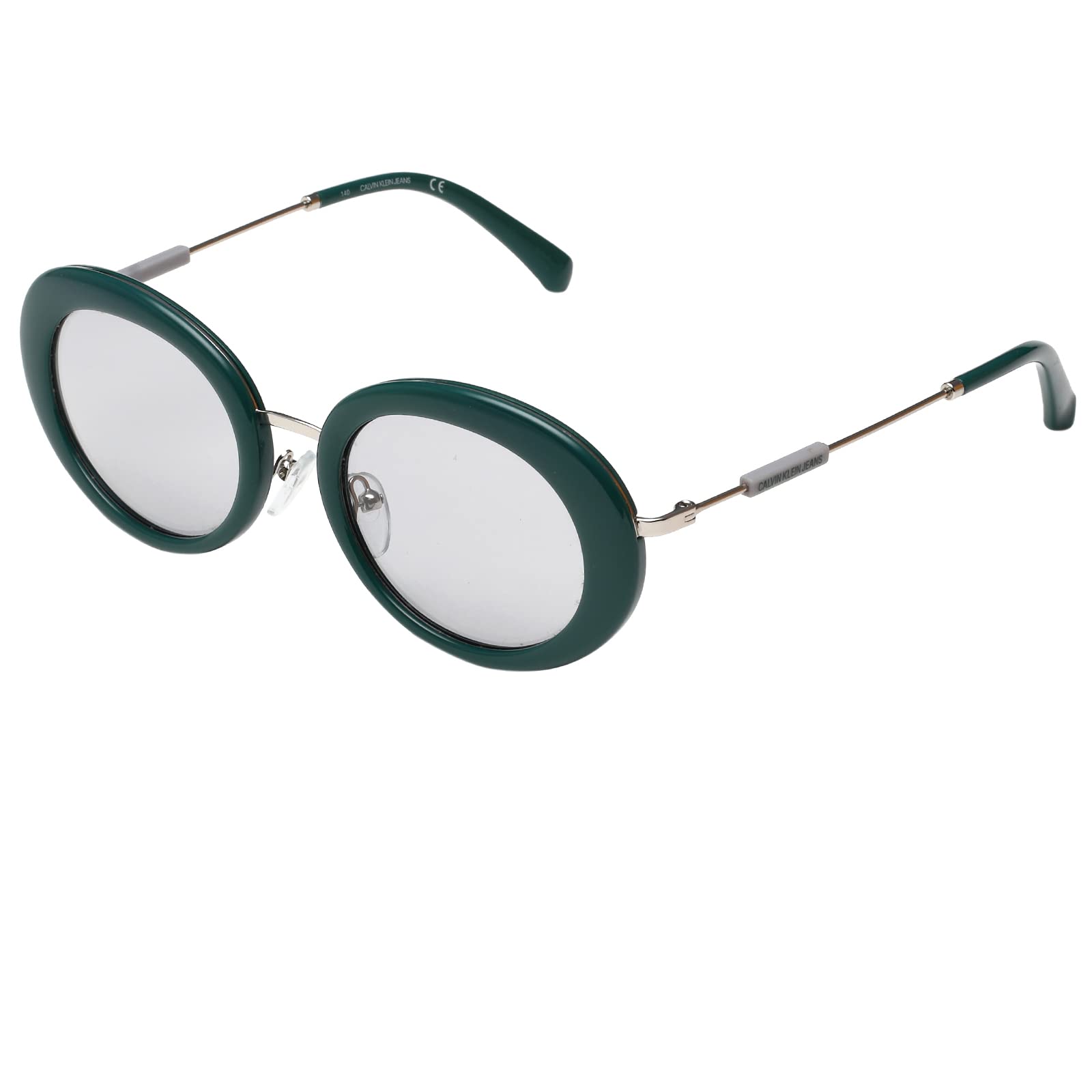 calvin klein Jeans Solid Oval Women Sunglasses - (CKJ 18701 305 51 S |51| Grey Color Lens)-picture-13