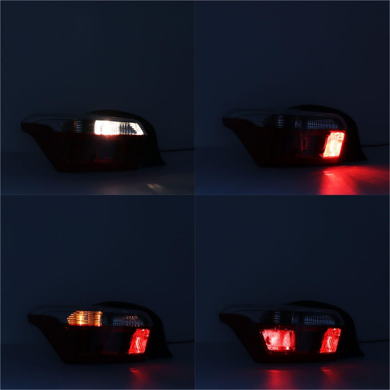 Auto Rücklicht Blinker für Signal Bremse Lampe Gehäuse Ohne Birne Für Citroen C-Elysee für Limousine 2014-2016 Auto Rückleuchte(No bulb,Left)