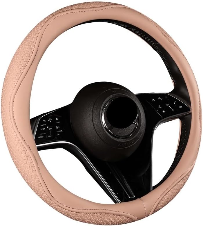 Car Steering Wheel Covers Car Anti-Slip Steering Wheel Cover Protective Style 38cm Sport Cool Wheel Steering Protector(Color 8)