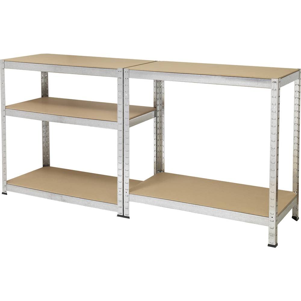 TOOLCRAFT Rayonnage Lourd 2265279 265 kg (l x H x P) 90 x 1.8 x 45 cm métal, MDF