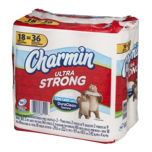 Image of Charmin Ultra Strong Toilet Paper Double Rolls - 18 ct