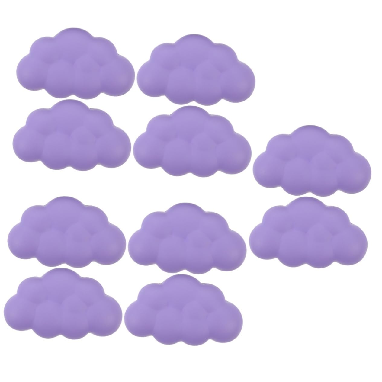 EXCEART 10pièces Repose-poignets De Bureau Mousse De Coussins Ergonomiques Antidérapants Pour Clavier Soutien Optimal Poignets Confort Accru Pendant La Saisie