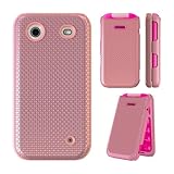 Ailiber Phone Case Compatible with HMD Barbie TA-1681, Fits HMD Barbie Flip Cell Phone Cover, Dual Layer Shockproof Silicone Bumper, Non Slip Back Heavy Duty Rugged Cover Case-Rose Gold