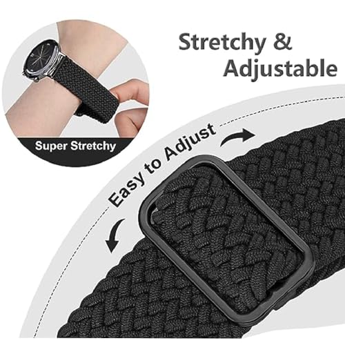 Armband Nylon für Realme Watch 3/3 Pro/Watch 2/2 Pro/Watch S/S Pro, 22mm Sport Armbänder Uhrenarmband, Ersatzarmband für Xiaomi Watch S3/Watch S2/Watch S1/S1 Active/Mi Watch – Bild 4