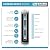 NU Aqua Reverse Osmosis Carbon Block Filter 10 Inch Replacement - 5 Micron Universal RO Water Filtration System Cartridge - 1 Pack of Premium Filters