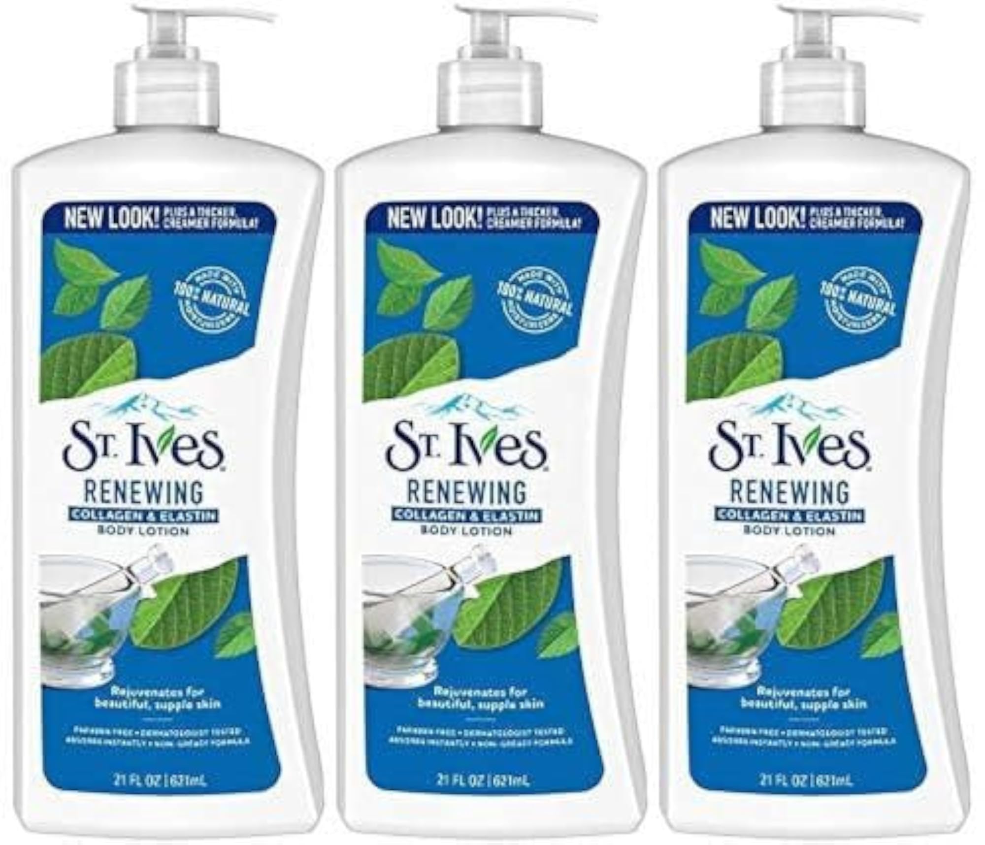 Skin Renewing Collagen Elastin Lotion, 21 Ounce - 3 Pack
