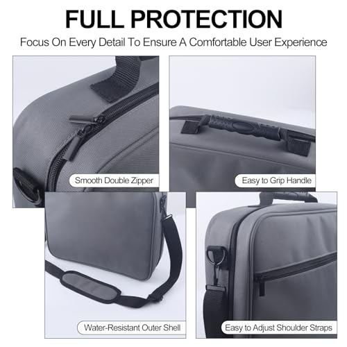 Starlink Mini Case, Starlink Travel Bag, Shockproof, Water-Resistant, and Dustproof Storage with Customizable Interior, for Easy Portability for Starlink Mini, Ethernet Cables3