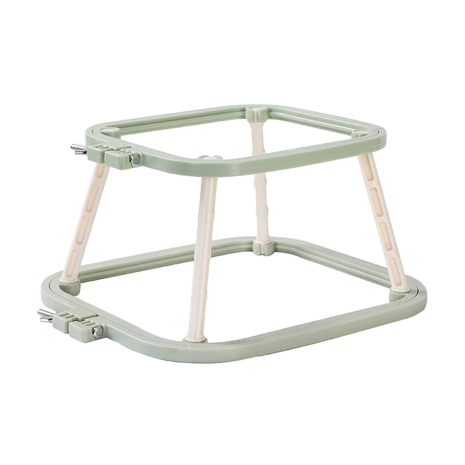 NEWFT Layer Embroidery Frame Crosses Stitches Hoop Adjustable Embroidery Hoop Easy to Use for Project Adjustable Crosses Stitches Double Layer