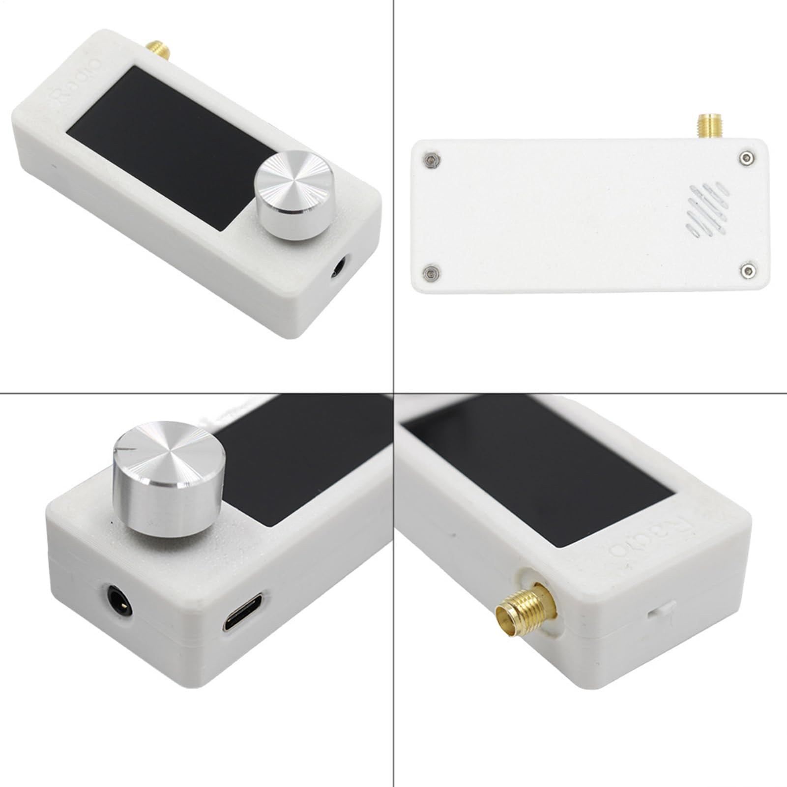 Master de Radio, Receptor de Radio de Bolsillo,Radios SW con todas las bandas - con antena, batería de 800mAh, pantalla HD, pantalla IPS compacta de 1,9 pulgadas para viajar a casa al aire libre