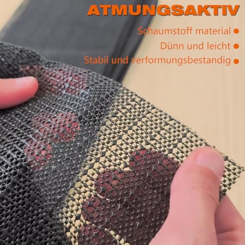 LUSEE Antirutschmatte für Teppich 150x220cm, rutschfest und Dünn, PVC Antirutschunterlage Teppichunterlage Teppichstopper Stopper für Teppich Schubladen Regale Tablett