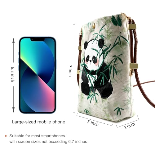Small Crossbody Bags for Women Cell Phone Sleeves - Adjustable Strap & Double-Sided Printing, Fits 7'' Phones2