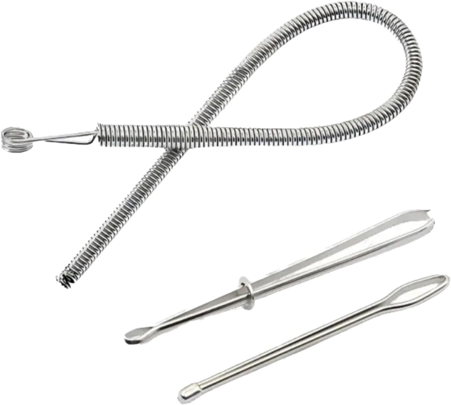Drawstring Cord with Spring Threader Tool 15Pcs Bendable Spring Drawstring Threader Clip for Pants Hoodies Elastic Lace Cord DIY