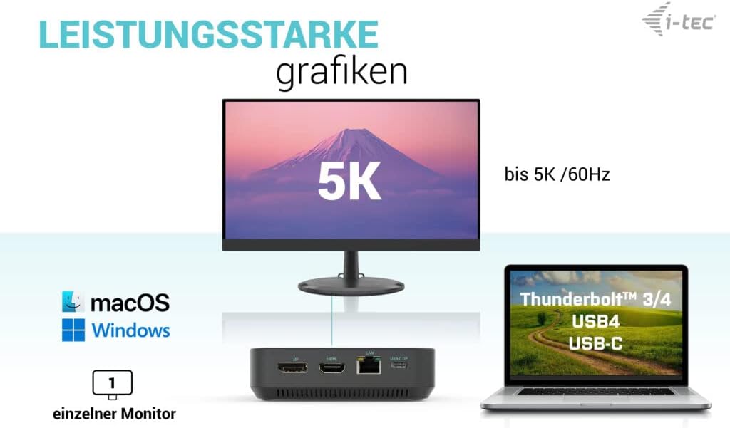I-TEC USB-C HDMI+2X DP Dock PD