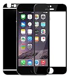 Dreams Mall(TM) Apple iPhone 6Plus/6S Plus,Electroplating Mirror Effect Tempered Glass Screen Protector Film Decal Skin Sticker Front & Back