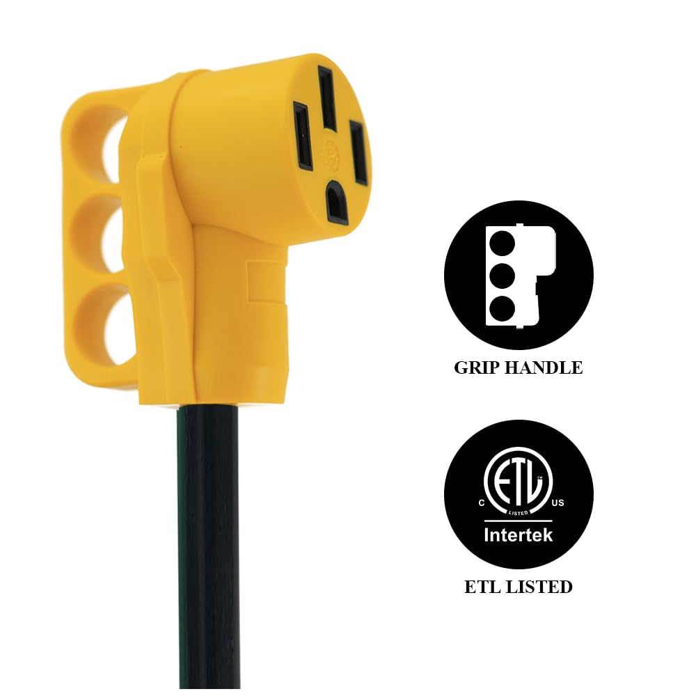 Camco Power Grip 12 In. 30 Amps RV Generator Adapter 30 AMP 1 Pk Mfr# 55272 - Ace Hardware - Foto 3