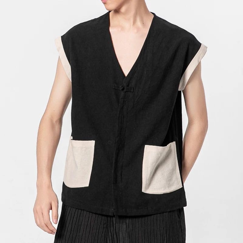 Ropa tradicional chaleco kimono de verano para hombre 2
