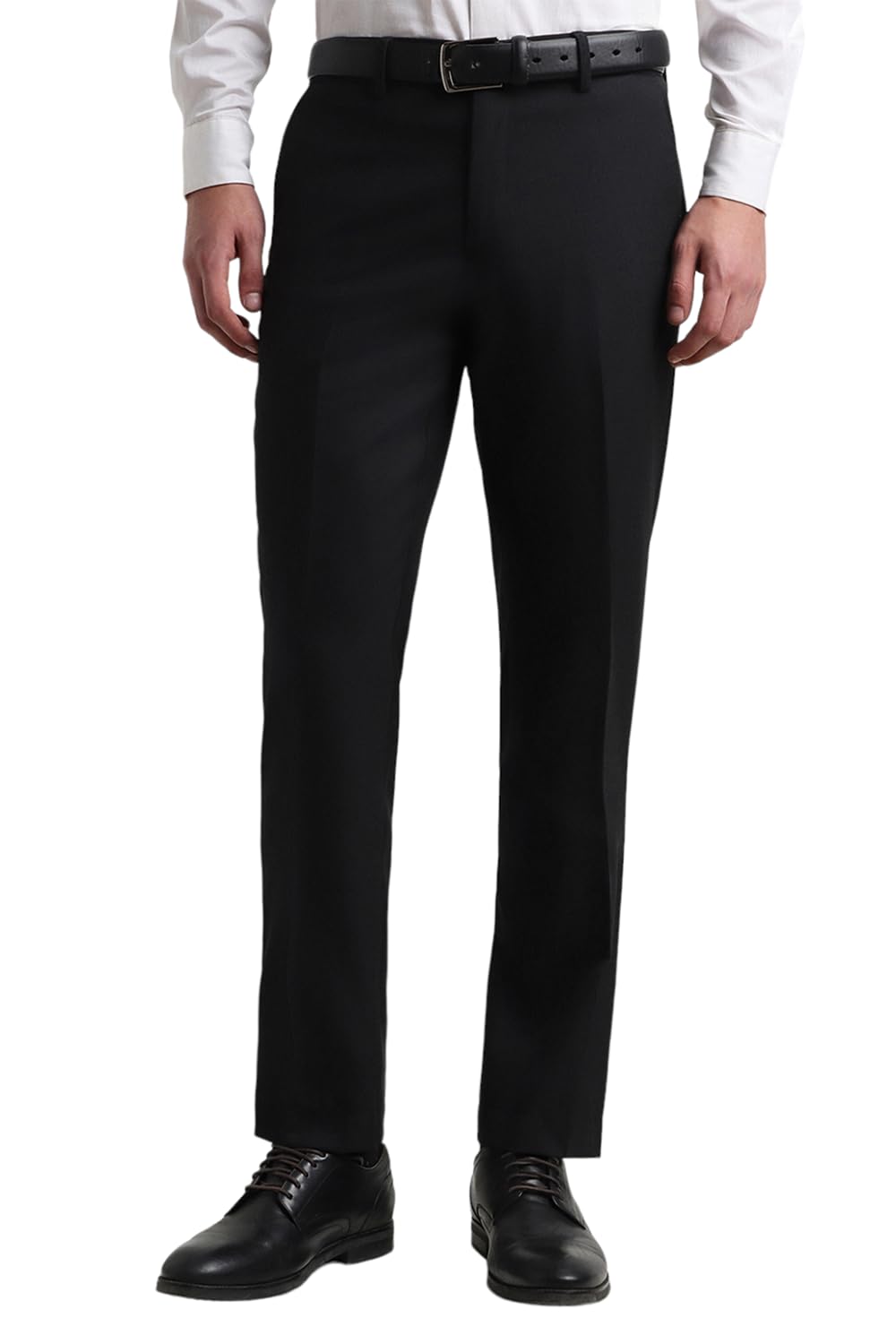 allen solly Men Mid Rise Work Regular Fit Utility Pants-picture-15