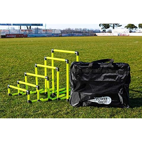 POWERSHOT® Collapsible Hurdles - Set of 6-6 sizes - Agility Training - Speed Training - Sports Equipment Cover