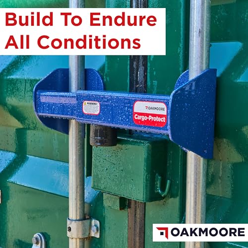 Shipping Container Lock | Cargo Van and Semi Trailer Door Lock Heavy Duty | Sea & Box Trailer Door Locks - Keyed Shipping Container Locks Heavy Duty