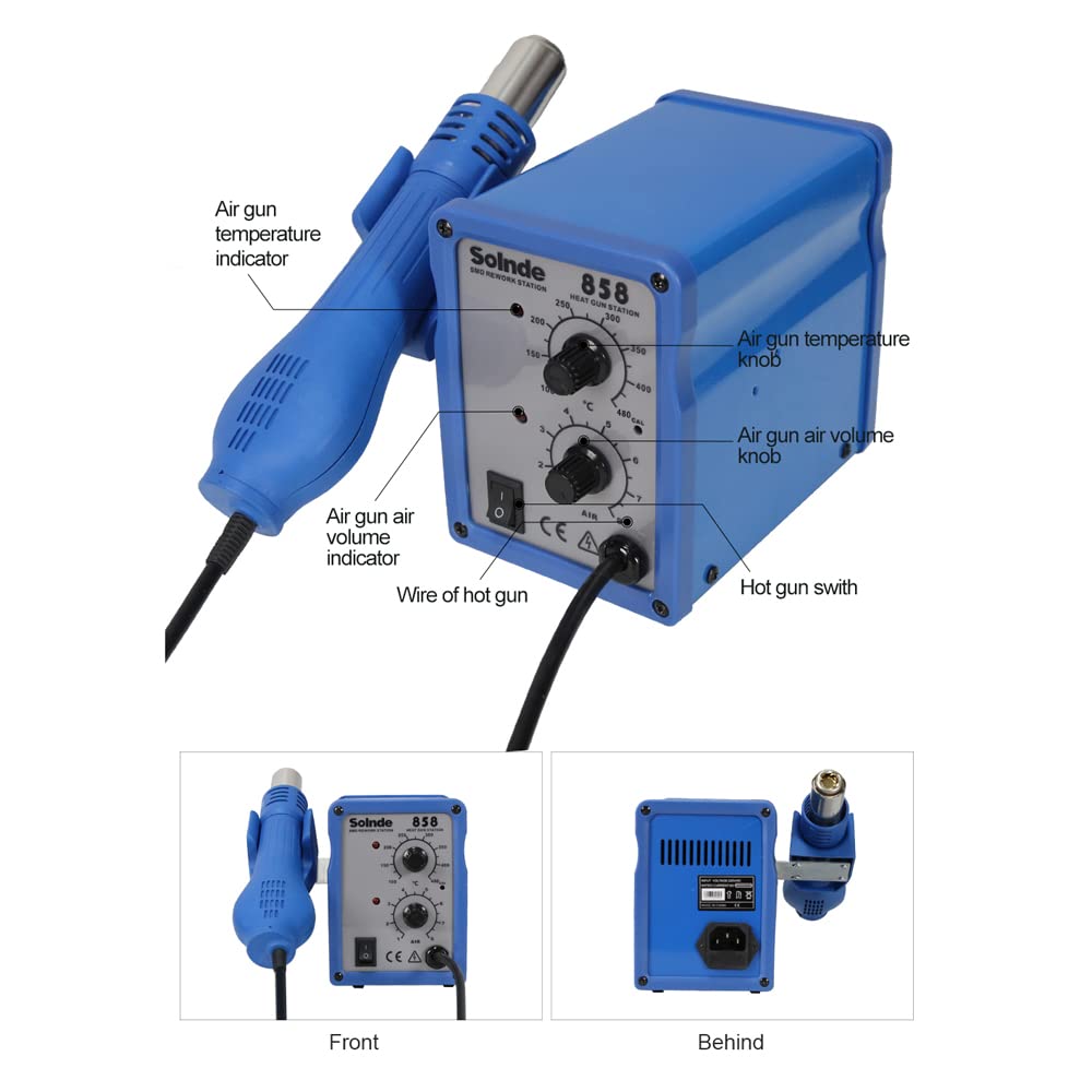 Kit Stazione Saldante Con Display Digitale 2 In 1 Stazione Di - Foto 7