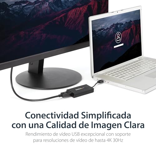 Adaptador USB 3.0 a DisplayPort 4K UHD conversor de vídeo externo para monitor Mac Windows 4