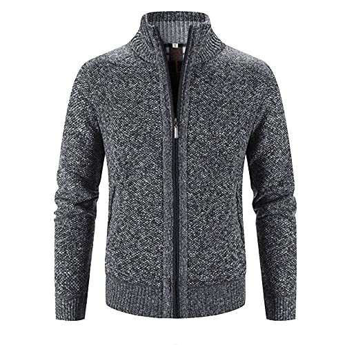 Chaqueta de forro polar para hombre con cremallera completa, chaqueta de forro polar con cremallera completa, chaqueta de softshell impermeable, resistente al viento, chaqueta funcional con cremallera