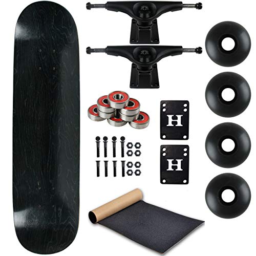 Moose Complete Skateboard Stain Black 7.5
